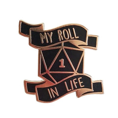 RPG Gamer Dice Enamel Pin