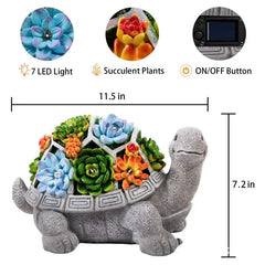 Solar Turtle Statue Garden Decoration