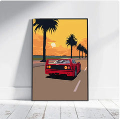 F1 Racing Luxe Canvas Art Print