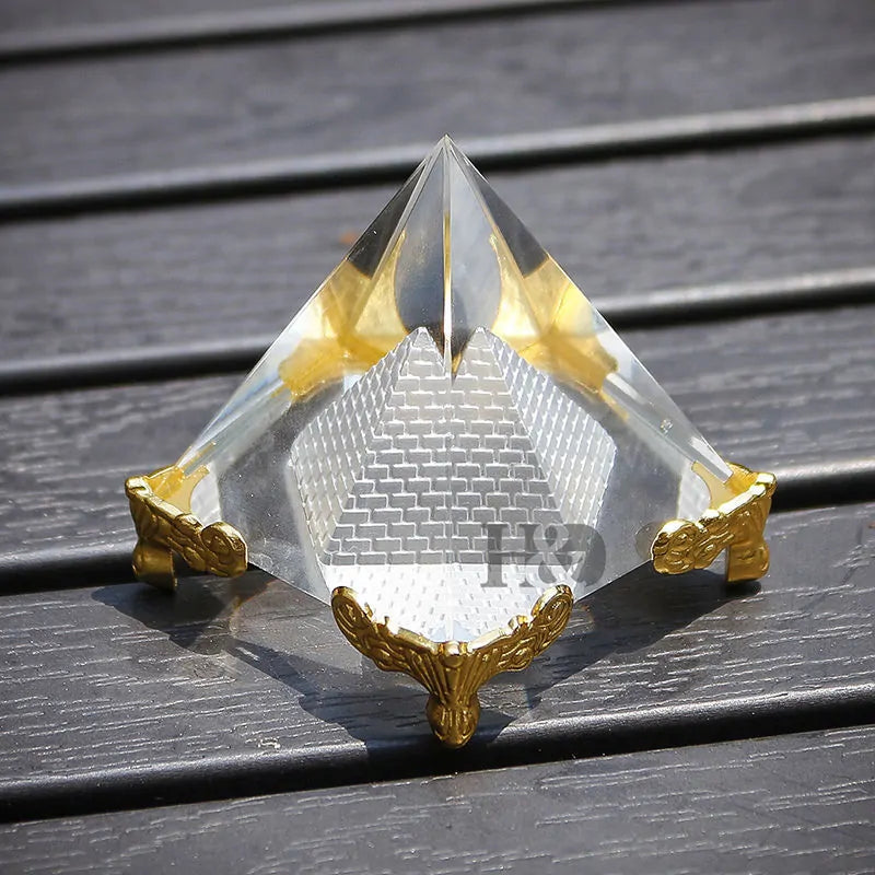 Energy Healing Feng Shui Crystal Pyramid