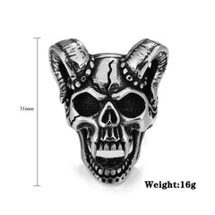 Demon Skull Ring