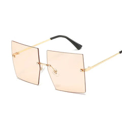 Oversized Vintage Square Sunglasses