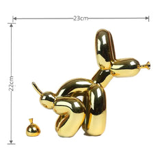 Balloon Dog Poo Statue