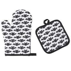 Halloween Pattern Insulated Microwave Oven Gloves
