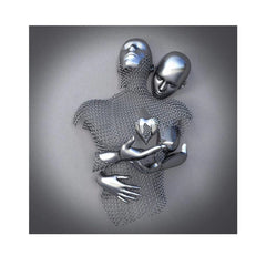 Metal on Metal Canvas Painting