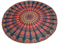 Mandala Elephant Round Tapestry - Variety of Colors and Designs