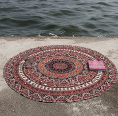 Mandala Elephant Round Tapestry - Variety of Colors and Designs