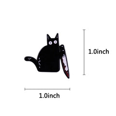 Slayer Cat Enamel Pin