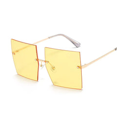 Oversized Vintage Square Sunglasses