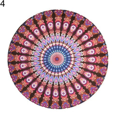 Mandala Elephant Round Tapestry - Variety of Colors and Designs