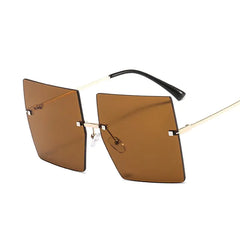 Oversized Vintage Square Sunglasses