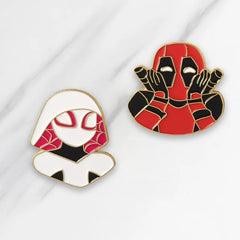 Marvel  Deadpool and Spider-Gwen Enamel Pins