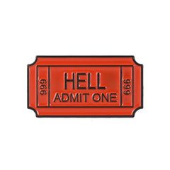 Dark Black Enamel Pins