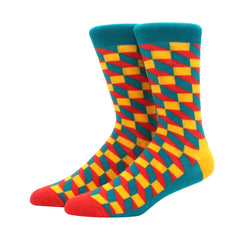 Men's Diamond Pattern Socks