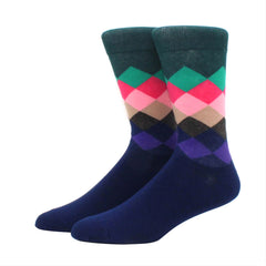 Men's Diamond Pattern Socks