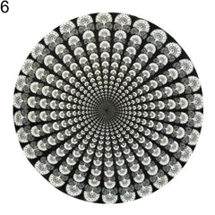 Mandala Elephant Round Tapestry - Variety of Colors and Designs