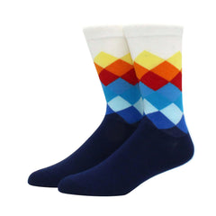 Men's Diamond Pattern Socks