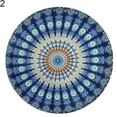 Mandala Elephant Round Tapestry - Variety of Colors and Designs