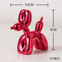 Multicolor Nordic Resin Balloon Dog Statue