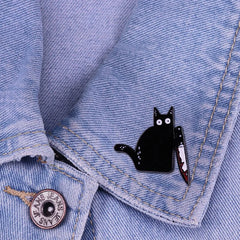 Slayer Cat Enamel Pin