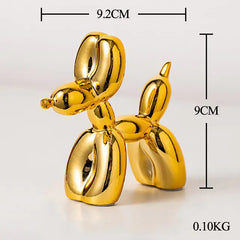 Multicolor Nordic Resin Balloon Dog Statue