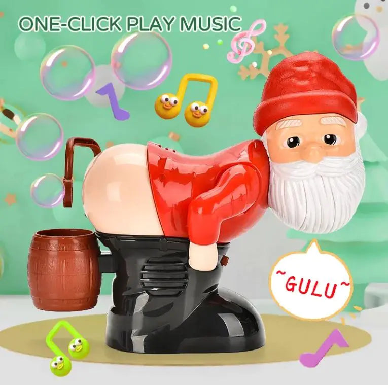 Electric Santa Claus Bubble Machine