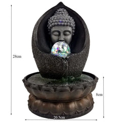 Handmade Buddha Statue Indoor Water Fountain