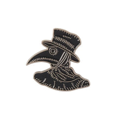 Dark Black Enamel Pins