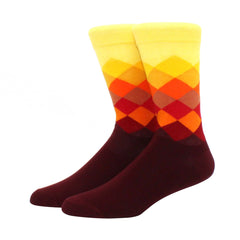 Men's Diamond Pattern Socks