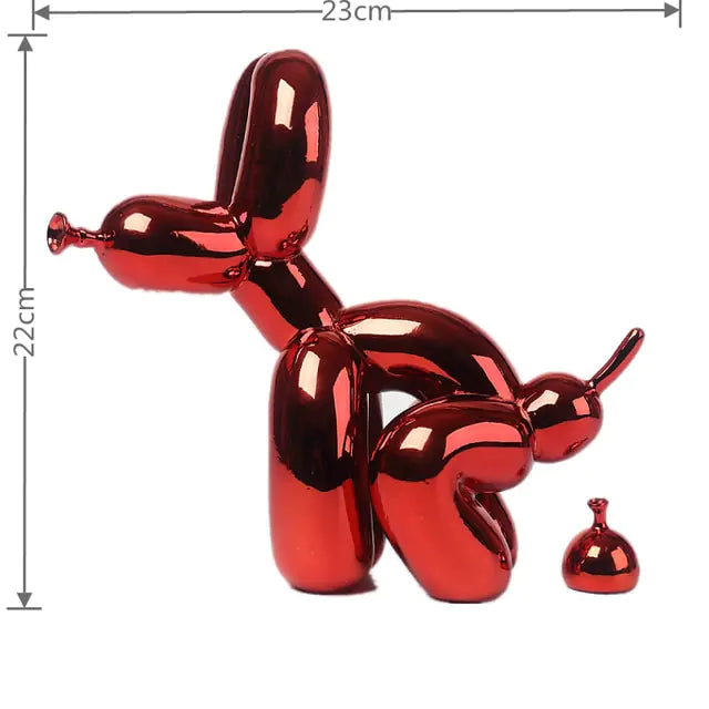 Balloon Dog Poo Statue