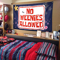 No Weenies Allowed Flag / Banner