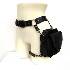 Steampunk Retro PU Waist Bag