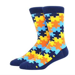 Men's Diamond Pattern Socks
