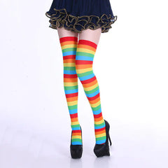 Colorful Striped Stockings