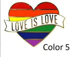 Love Is Love Enamel Pin