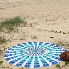 Mandala Elephant Round Tapestry - Variety of Colors and Designs