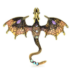Dragon Enamel Brooch For Women/Men