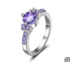 Amethyst Gemstone Ring (February Birthstone)