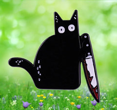 Slayer Cat Enamel Pin