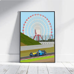 F1 Racing Luxe Canvas Art Print