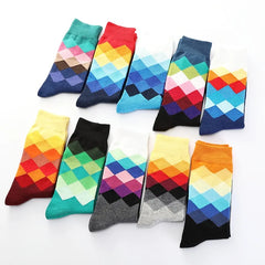 Men's Diamond Pattern Socks
