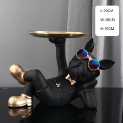 Dog Butler with Tray for Storage Table