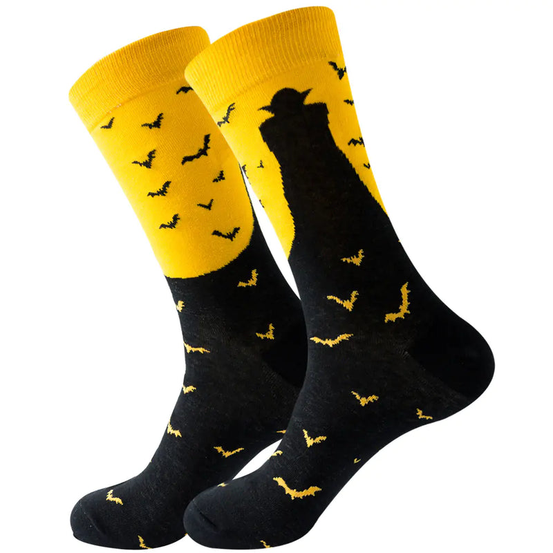 Halloween Themed Print Socks
