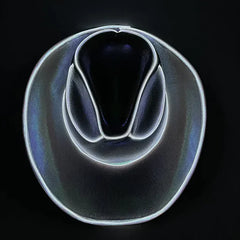 LED Wireless Fluorescent Colorful Cowboy Hat