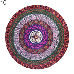 Mandala Elephant Round Tapestry - Variety of Colors and Designs