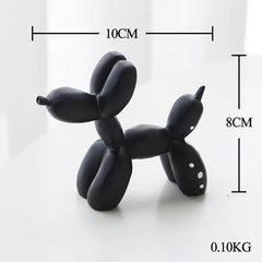 Multicolor Nordic Resin Balloon Dog Statue