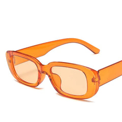 Vintage Travel Small Rectangle Sun Glasses