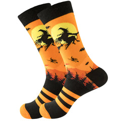 Halloween Themed Print Socks