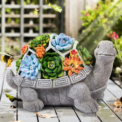 Solar Turtle Statue Garden Decoration