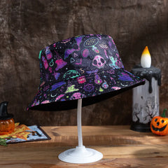 Reversible Fisherman Hat with Halloween Designs